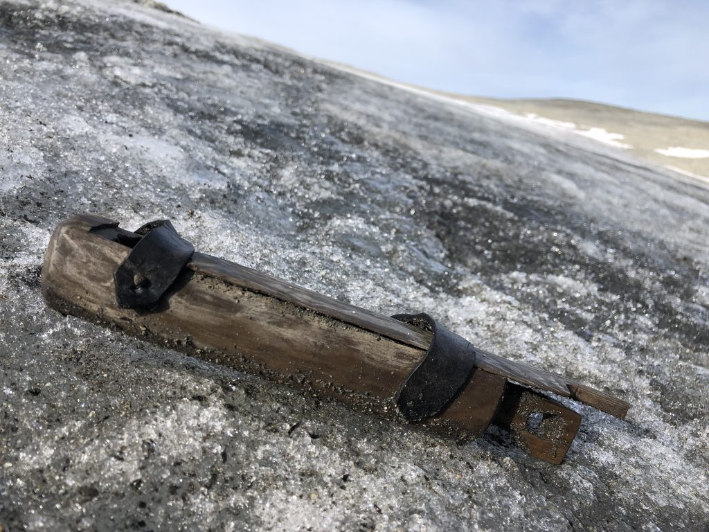 A tinderbox found in the Lendbreen pass. Photo by Espen Finstad, courtesy of Secrets of the Ice.