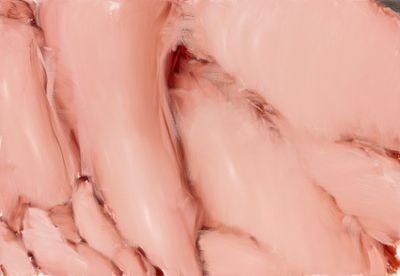 Kim Chansong, Collapsing, Colliding (2021). Oil on canvas. 112 x 162 cm.