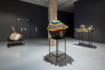 Exhibition view: Tracey Rose, Shooting Down Babylon, Zeitz Museum of Contemporary Art Africa, Cape Town (19 February–28 August 2022).