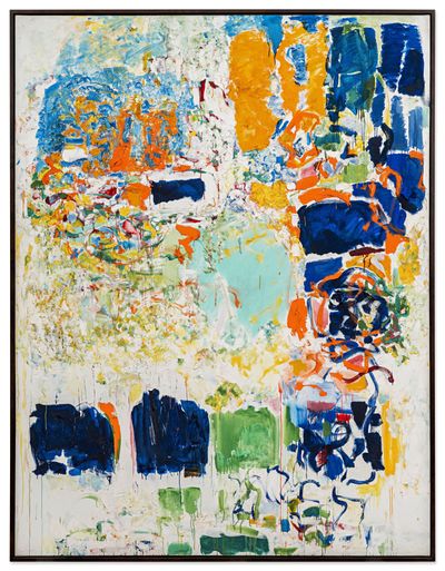 Joan Mitchell, Noon (ca. 1969). Oil on canvas, 259.1 x 200.7 cm.