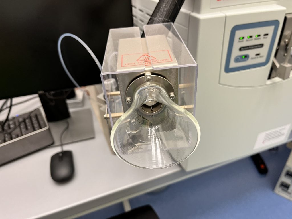 A scent measurement device in a lab