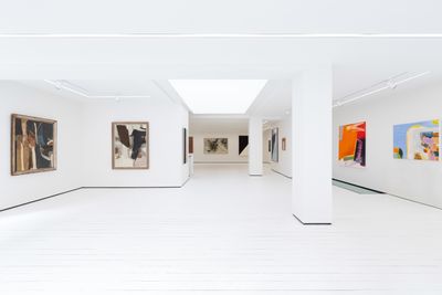 Interior view of Cadogan Gallery, 7-9 Harriet Street, London.