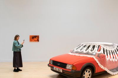 Jasleen Kaur. Exhibition view: Turner Prize 2024, Tate Britain, London (25 September 2024–16 February 2025).