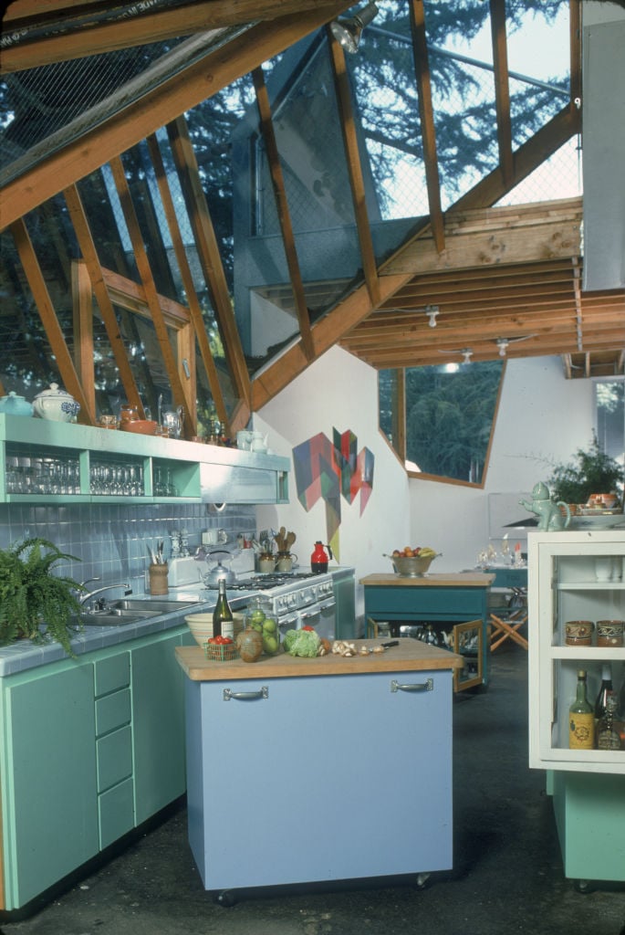 a kitchen inside a house