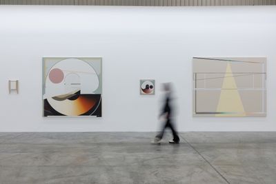 Installation view, The Errantries of Sarah Almehairi and Bernhard Buhmann (18 September–9 November 2024).