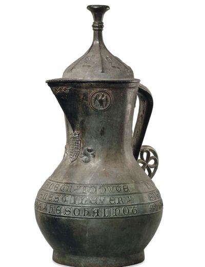 Unrecorded English artist, so-called Asante Jug (1390s). Bronze.