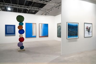 Galerie Isa's booth at Abu Dhabi Art 2024.