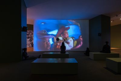 Exhibition view: Natasha Tontey, Primate Visions: Macaque Macabre, commissioned by Audemars Piguet Contemporary, Museum MACAN, Jakarta (16 November 2024–6 April 2025).