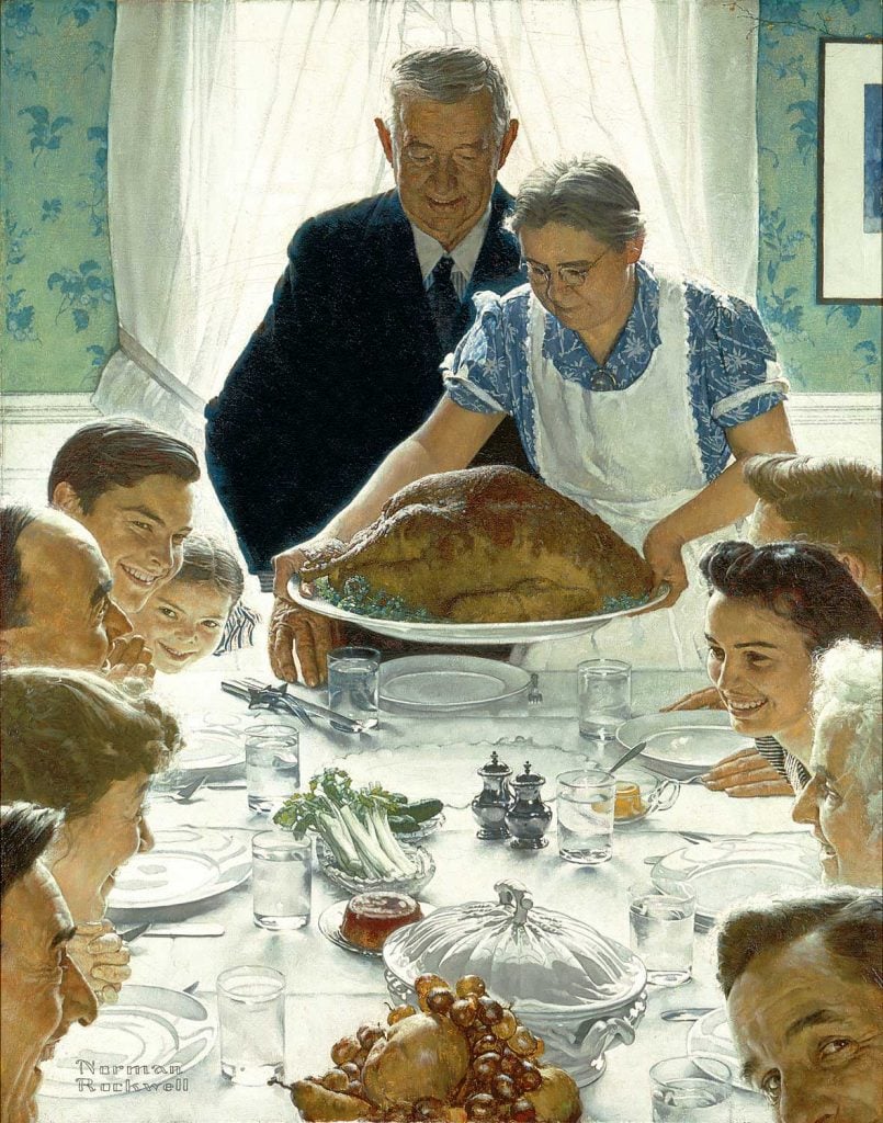 Norman Rockwell, Freedom from Want (1943). Norman Rockwell Museum Collections.