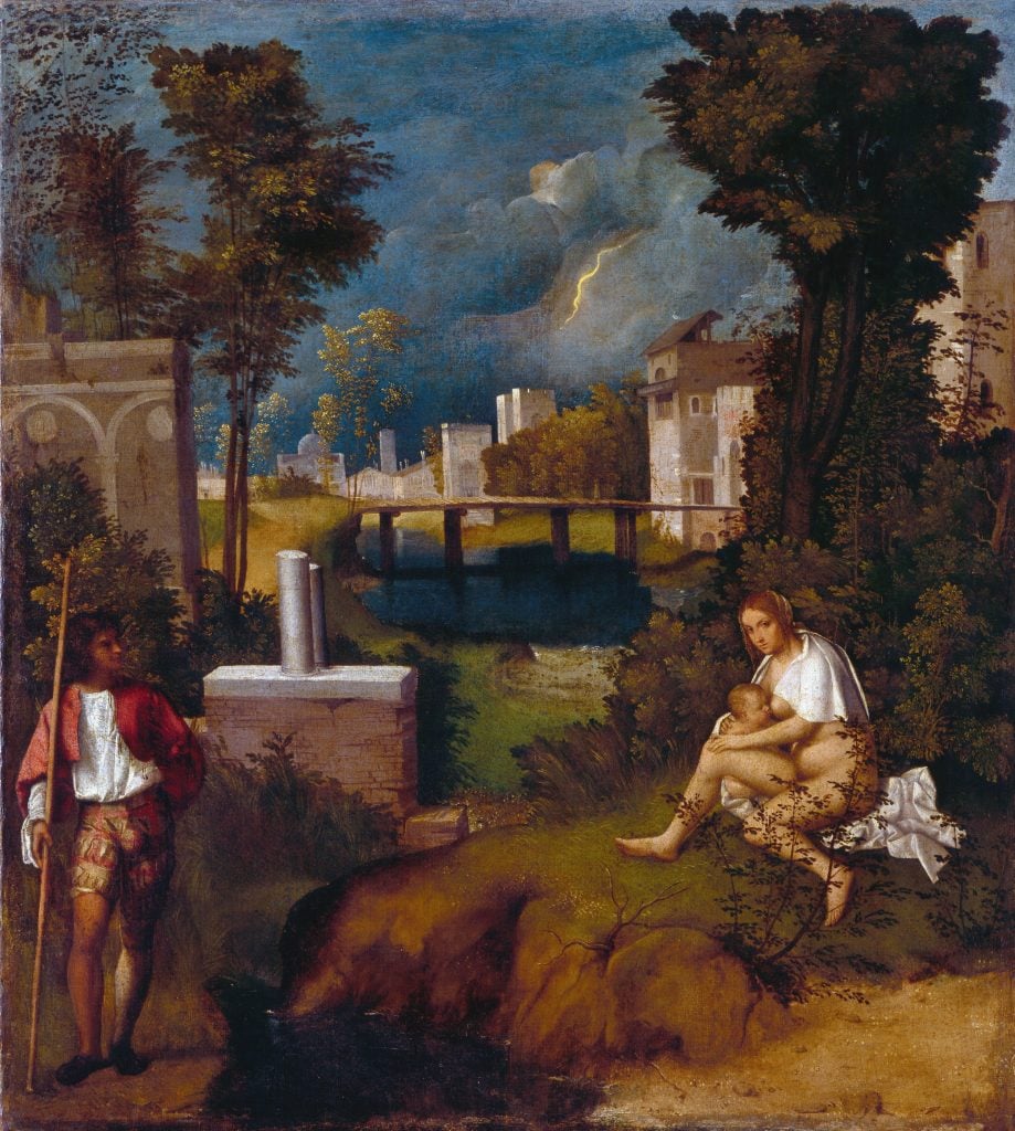 painting of an arcadian scene