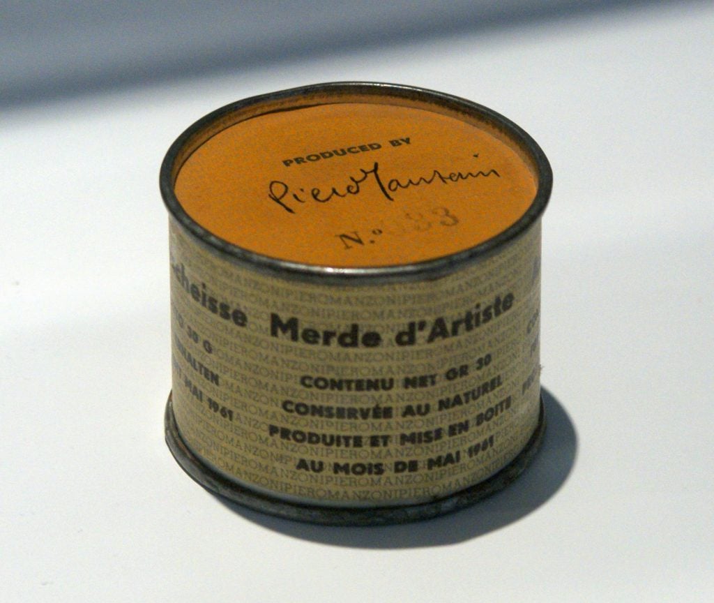 Piero Manzoni, Artist's Shit (1961).