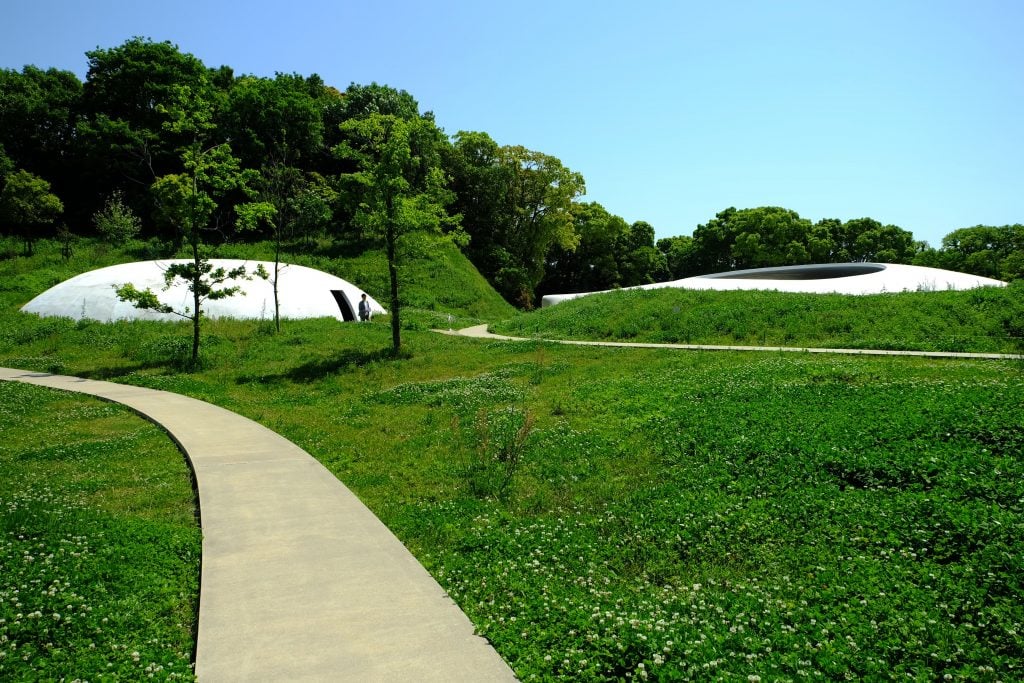 modern art museums on a Japanese island 