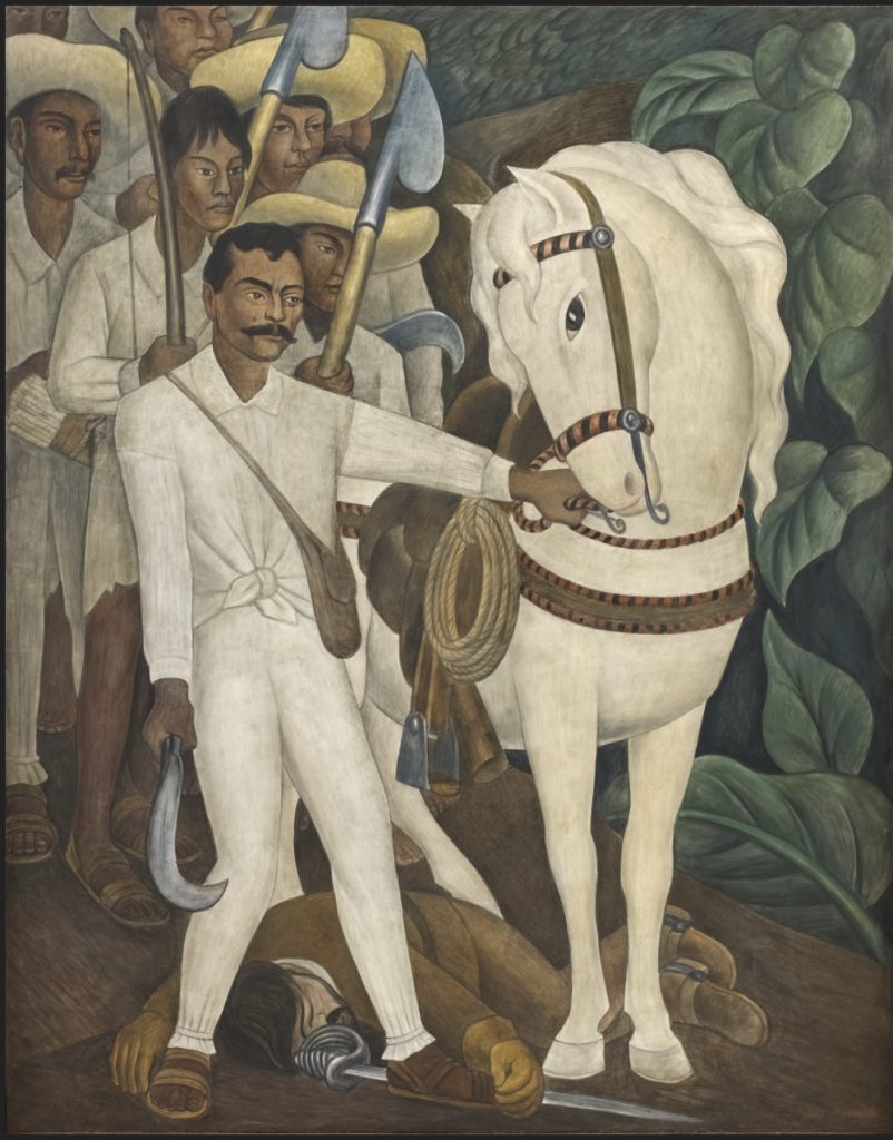 Diego Rivera, Agrarian Leader Zapata (1931). Collection of the Museum of Modern Art.